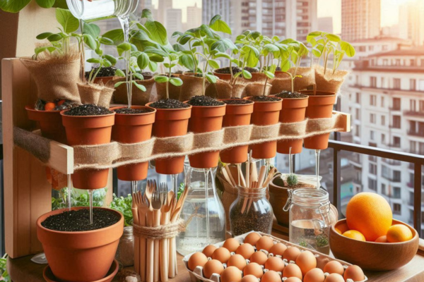 Propagação de Plantas em Sacadas